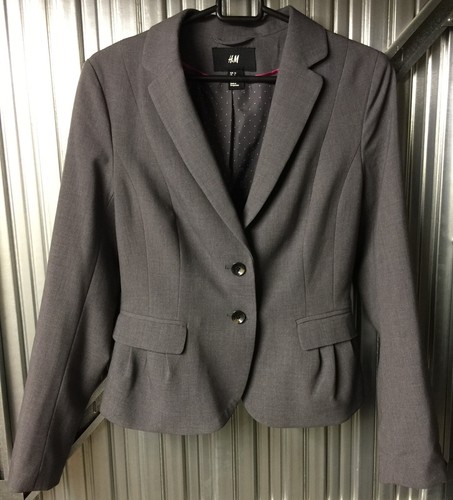 Hellgrauer blazer anzugjacke - hellgrauer,