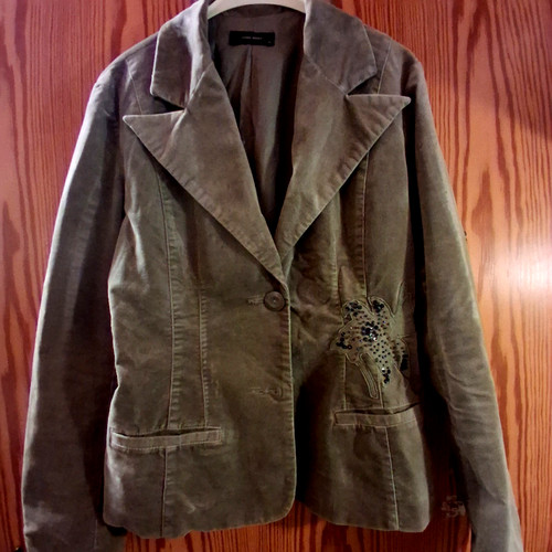 Damen blazer khaki - m,