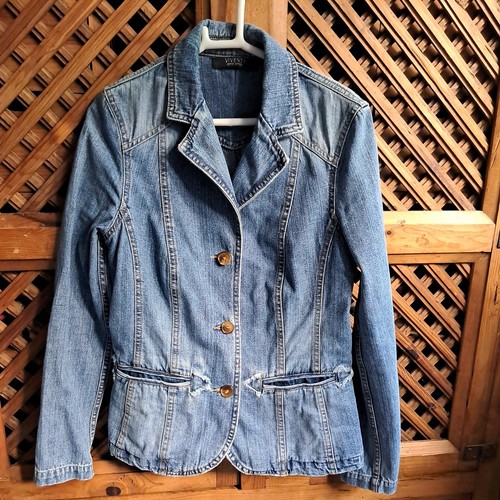 Damen jeansjacke blazer blau - damen,