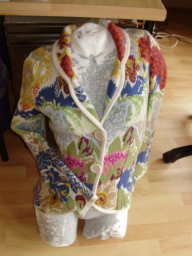 Blazer strick bunt - bunt, blumen