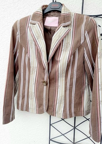 Damen baumwoll blazer 40 - baumwoll,