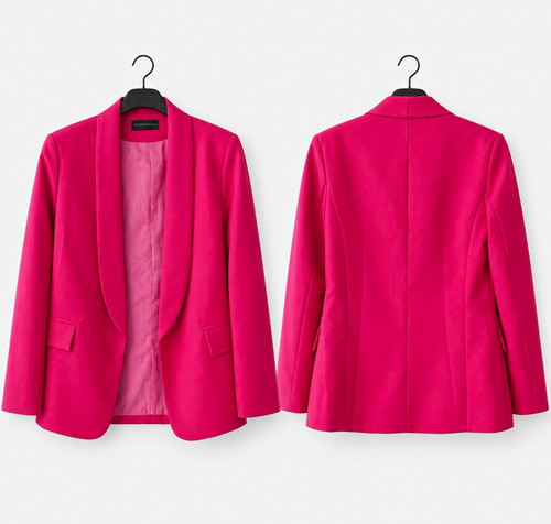Damen blazer pink - pink, langarm