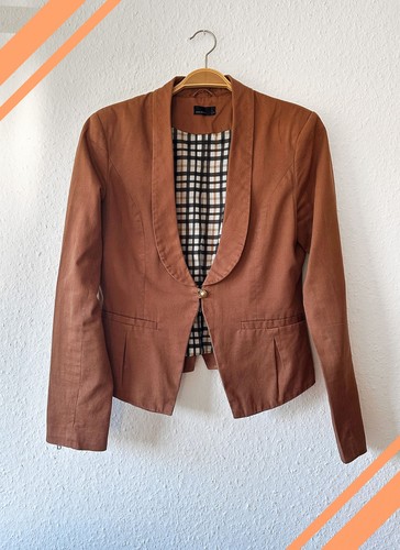 Edler brauner blazer mit - edler,