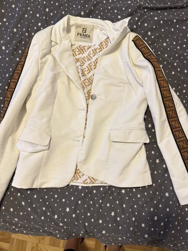 Fendi roma damen blazer ecru - blazer,